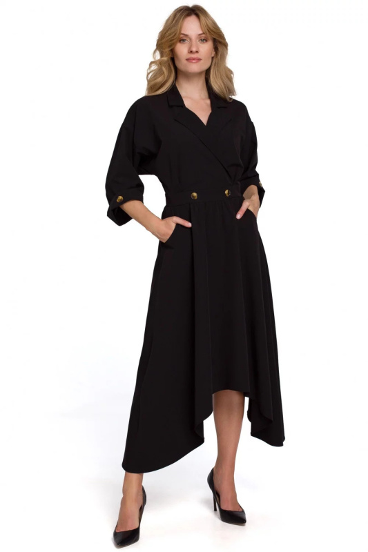 Dámské šaty K086 - Makover 42/XL béžová