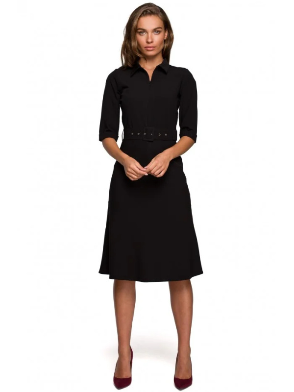 S231 Límeček s páskem s přezkou - černý EU M