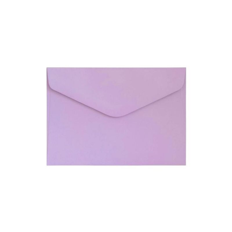 Galeria Papieru Ozdobné obálky hladké - C6, 130 g/m2, levandulové, 10 ks