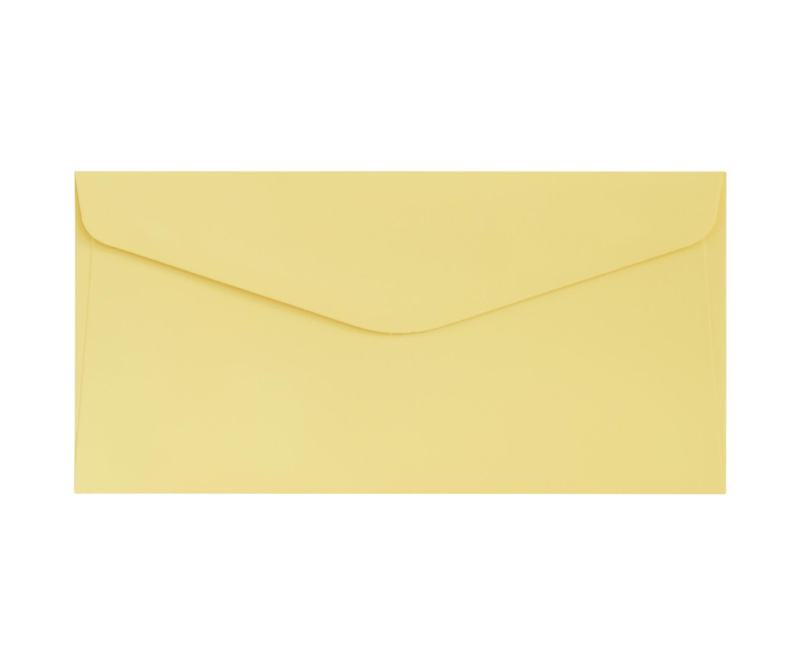 Galeria Papieru Ozdobné obálky hladké - DL, 130 g/m2, žluté, 10 ks