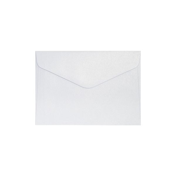 Galeria Papieru Ozdobné obálky Pearl - C6, 150 g/m2, bílé, 10 ks