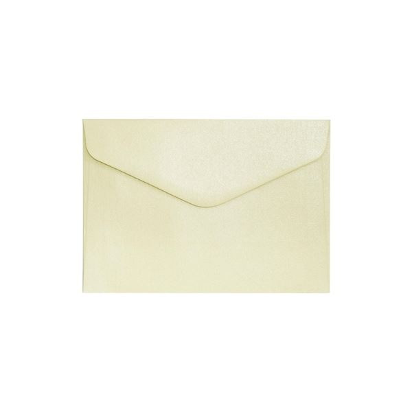 Galeria Papieru Ozdobné obálky Pearl - C6, 150 g/m2, slonová kost, 10 ks