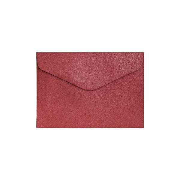 Galeria Papieru Ozdobné obálky Pearl - C6, 150 g/m2, červené, 10 ks