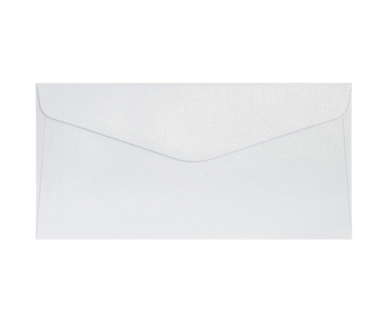 Galeria Papieru Ozdobné obálky Pearl - DL, 150 g/m2, bílé, 10 ks