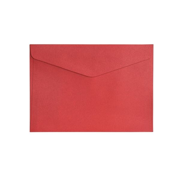 Galeria Papieru Ozdobné obálky Pearl - C5, 150 g/m2, červené, 10 ks