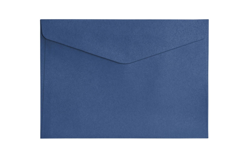 Galeria Papieru Ozdobné obálky Pearl - C5, 150 g/m2, tmavě modré, 10 ks