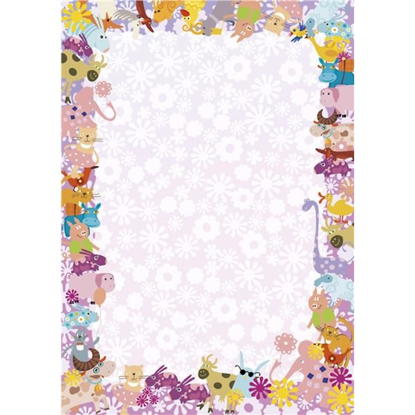 Galeria Papieru Diplom A4 - dětský motiv zvířátka, 170 g/m2, 25 ks