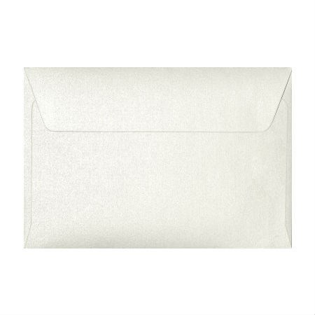 C6 obálky 10ks (120g/m2) perleťové bílé
