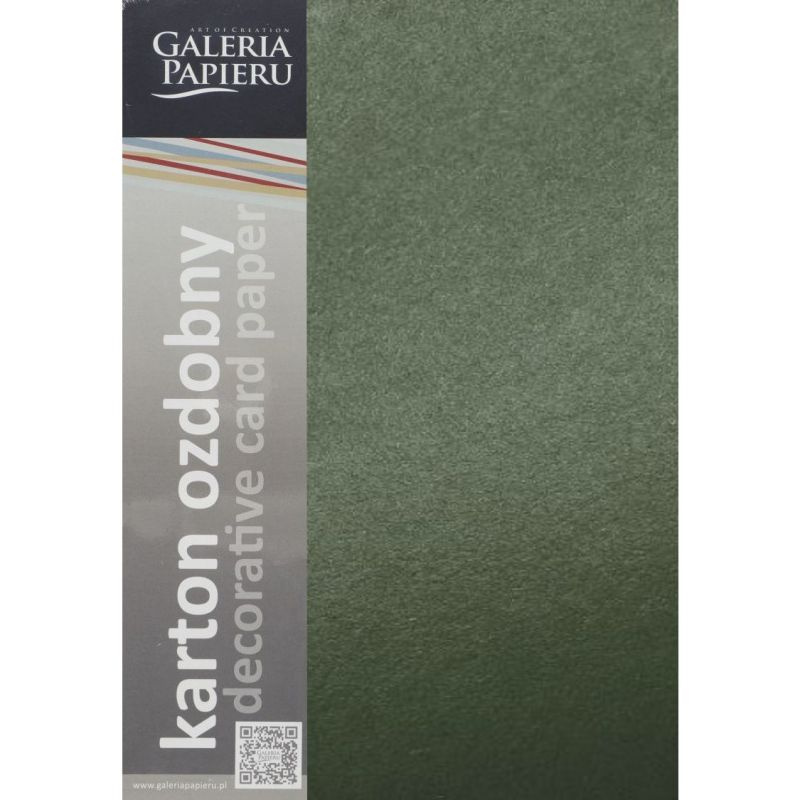 Galeria Papieru Kreativní papír A4 Kraft - 275 g/m2, zelený, 20 listů