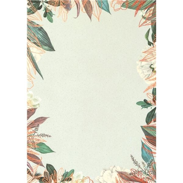 Galeria Papieru Diplom A4 - motiv květin, 190 g/m2, 20 ks