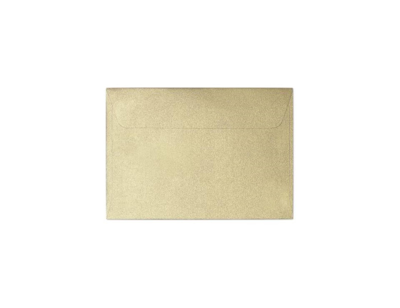 Galeria Papieru Ozdobné obálky Pearl - B7, 120 g/m2, zlaté, 10 ks