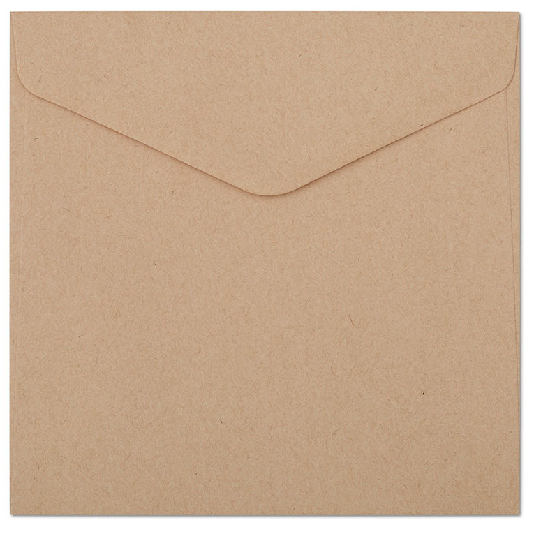 Galeria Papieru Ozdobné obálky Nature- 16 x 16 cm, 120 g/m2, tmavě béžové, 10 ks