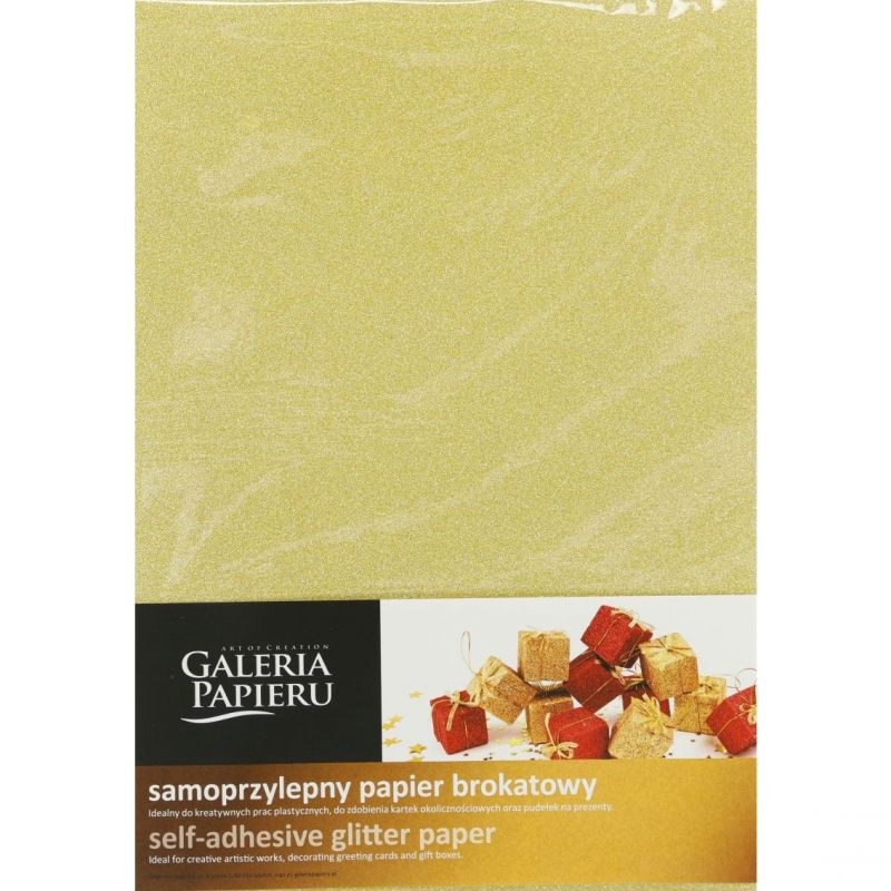 Třpytivá samolepicí fólie zlatá, A4 Davona s.r.o.