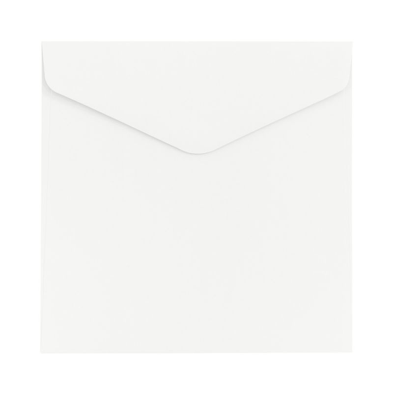 Galeria Papieru Ozdobné obálky hladké - 16 x 16 cm, 150 g/m2, bílé, 10 ks