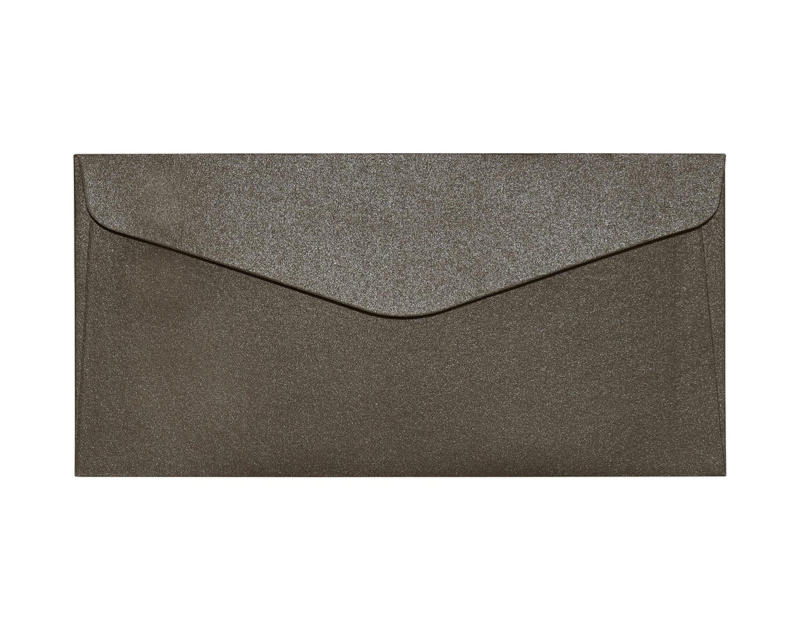 Galeria Papieru Ozdobné obálky Pearl - DL, 150 g/m2, hnědé, 10 ks
