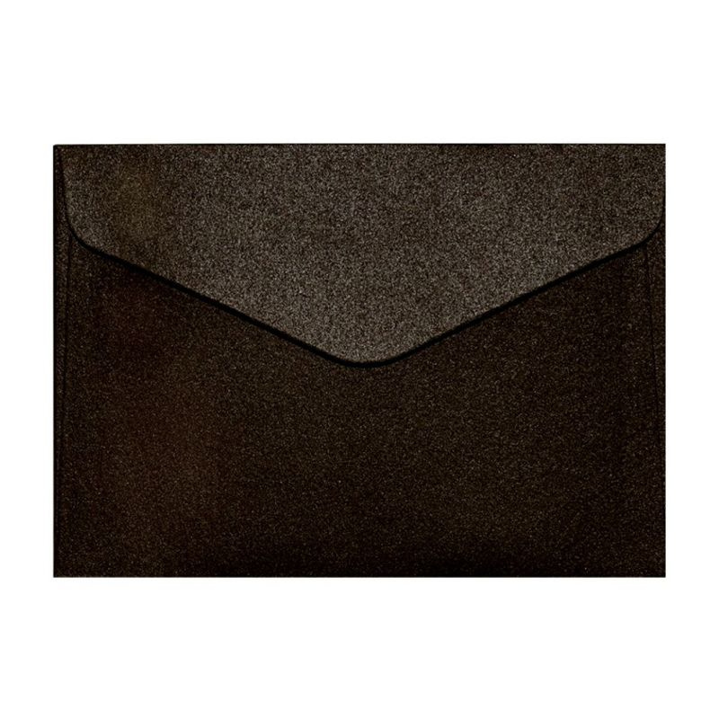 Galeria Papieru Ozdobné obálky Pearl - C6, 150 g/m2, hnědé, 10 ks