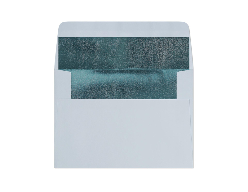 Galeria Papieru Ozdobné obálky - C6, 120 g/m2, metalický vnitřek, modré, 10 ks