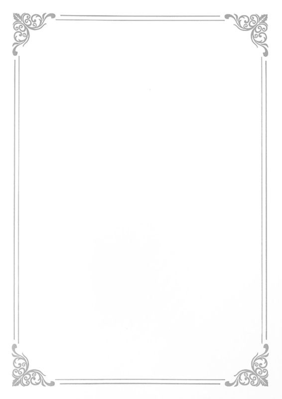 Galeria Papieru Diplom A4 - stříbrný rámeček, 190 g/m2, 20 ks