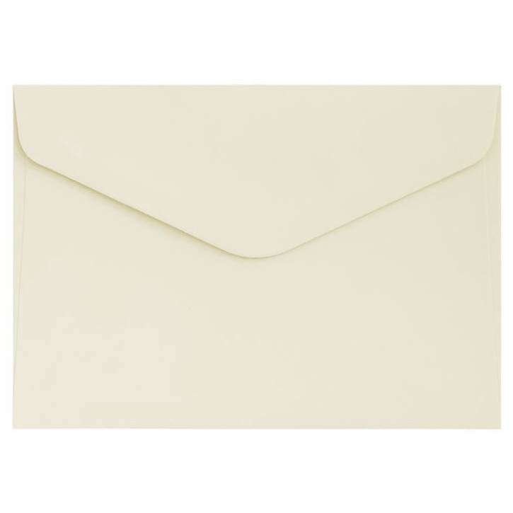 Galeria Papieru Ozdobné obálky hladké - C6, 120 g/m2, slonová kost, 10 ks