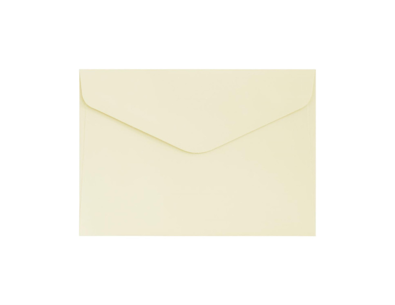 Galeria Papieru Ozdobné obálky hladké - C6, 120 g/m2, slonová kost, 10 ks
