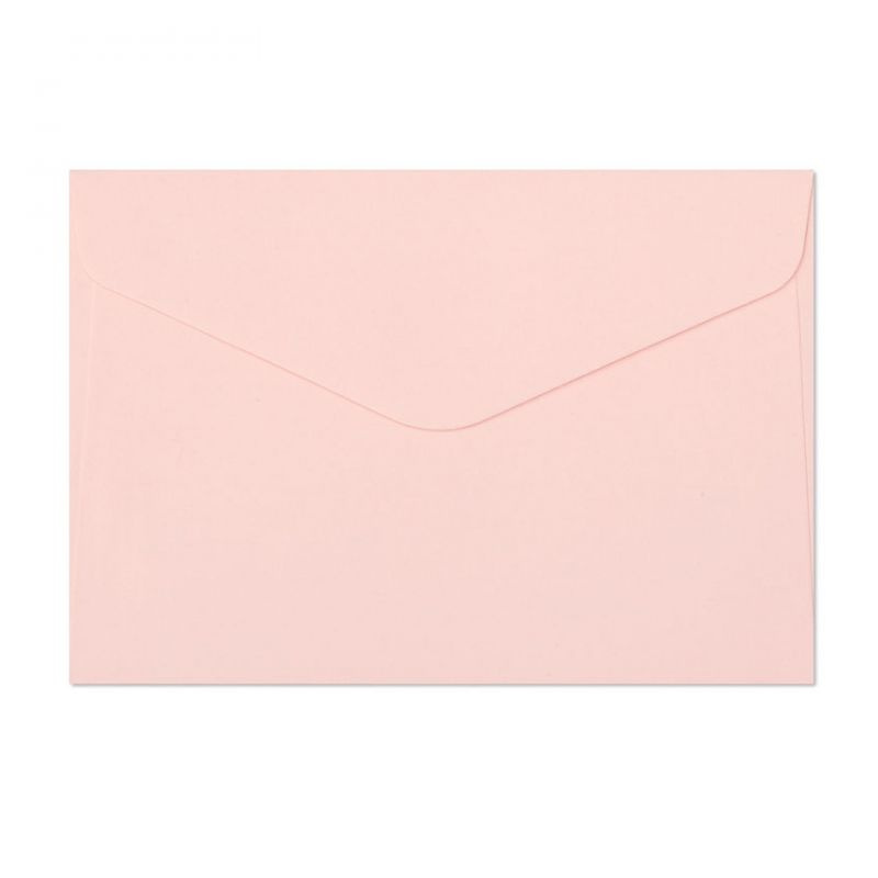 Galeria Papieru Ozdobné obálky hladké - C6, 130 g/m2, růžové, 10 ks