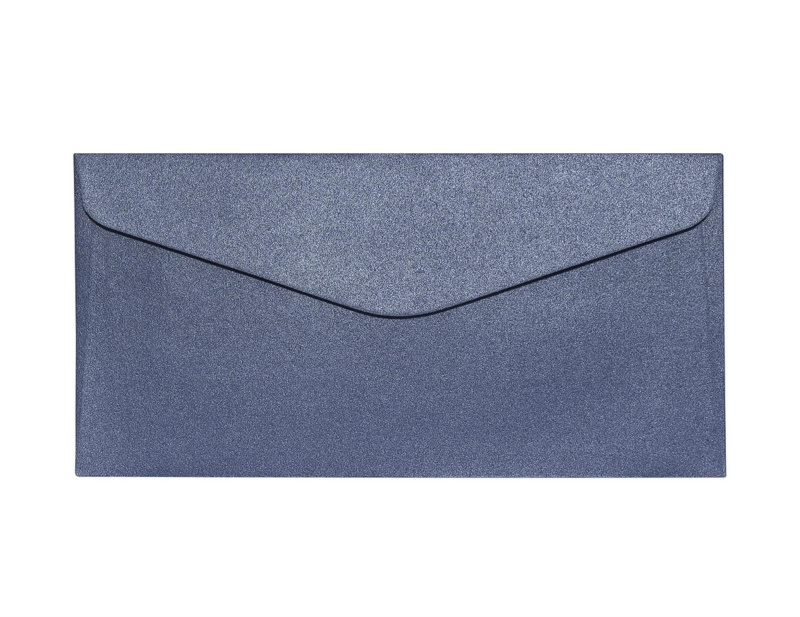 Galeria Papieru Ozdobné obálky Pearl - DL, 150 g/m2, tmavě modré, 10 ks