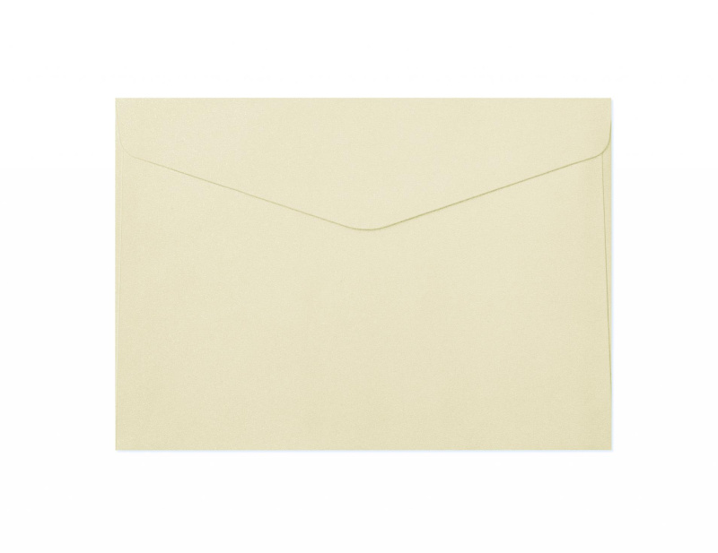 Galeria Papieru Ozdobné obálky Pearl - C5, 150 g/m2, perleťové, krémové, 10 ks