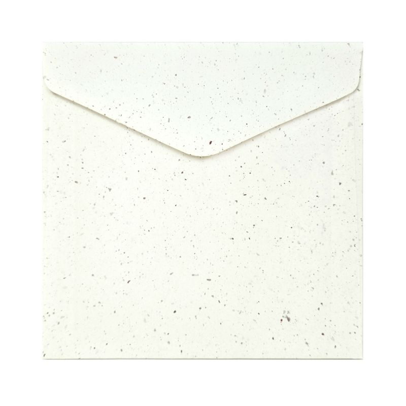 16x16cm obálky 10ks (120g/m2) terrazzo bílá