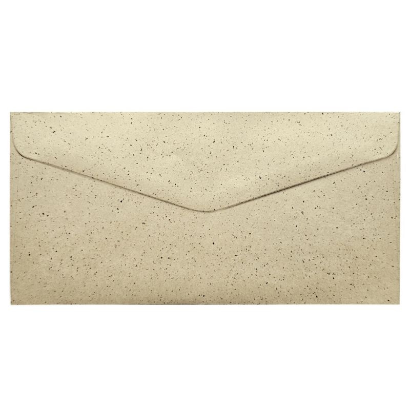 Galeria Papieru Ozdobné obálky Pepper - DL, 120 g/m2, hnědé, kropenatý vzor, 10 ks