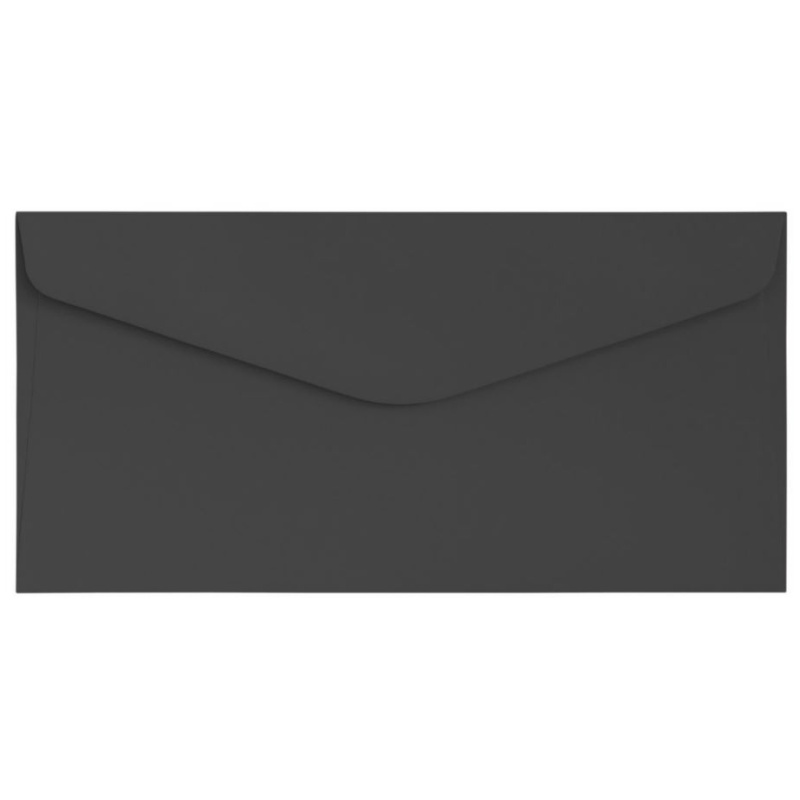 Galeria Papieru Ozdobné obálky hladké - DL, 120 g/m2, černé, 10 ks