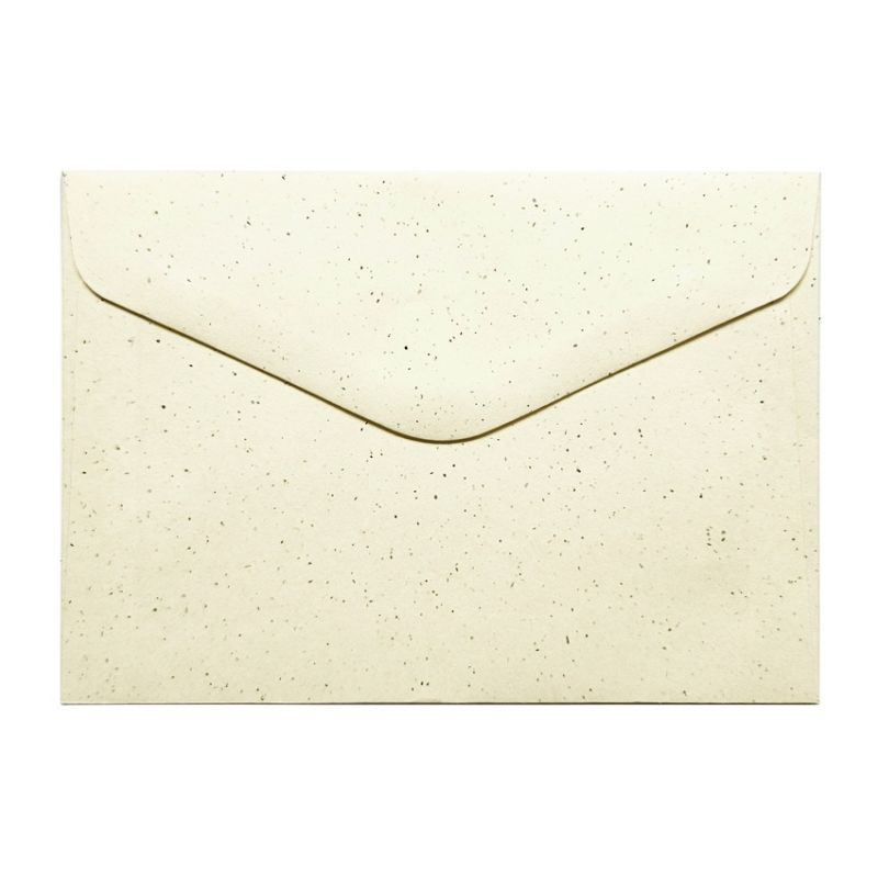 Galeria Papieru Ozdobné obálky Pepper - C6, 120 g/m2, slonová kost, kropenatý vzor, 10 ks