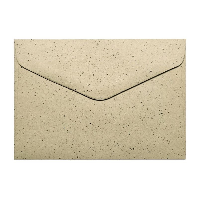 Galeria Papieru Ozdobné obálky Pepper - C6,  20 g/m2, hnědé, kropenatý vzor, 10 ks