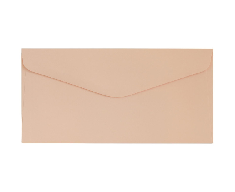 Galeria Papieru Ozdobné obálky Smooth - DL, 120 g/m2, broskvové, 10 ks