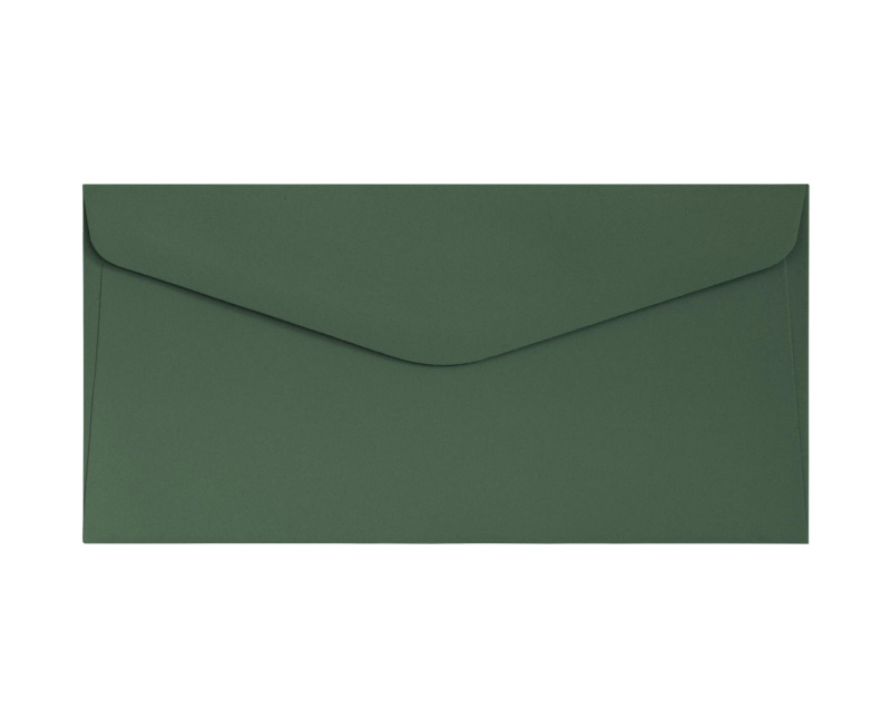 Galeria Papieru Ozdobné obálky Smooth - DL, 120 g/m2, zelené, 10 ks