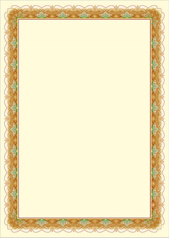 Galeria Papieru Diplom A4 - slavnostní motiv zlatý, 170 g/m2, 25 ks