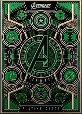 Balíček karet Avengers zelený