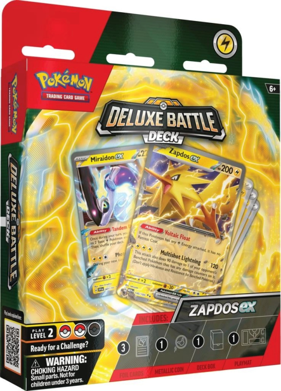 Deluxe Battle Deck Zapdos karty ex