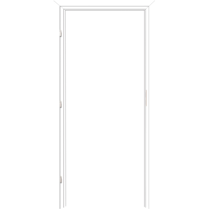 Voster Obložková falcová zárubeň STANDARD fólie Platinum bílá mat 100-120mm 80 L