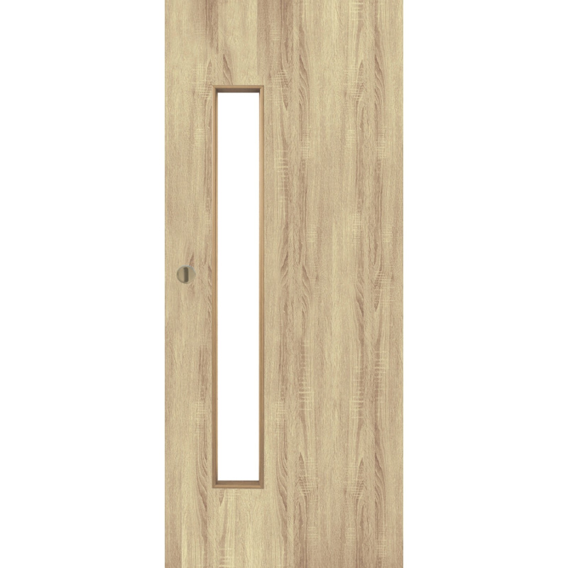 Voster Posuvné dveře METRIX 50, lakované, dub bělený, PVC madlo, 80 P