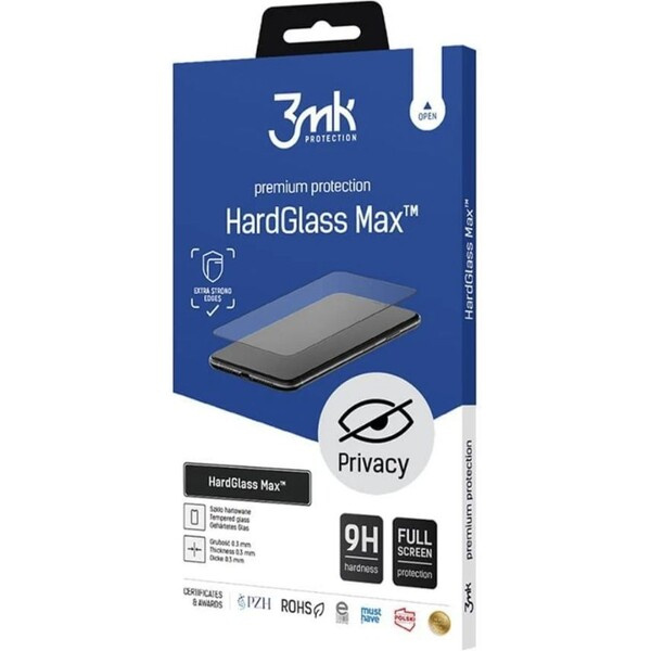 3mk HardGlass Max Privacy tvrzené sklo Samsung Galaxy A54 5G černé