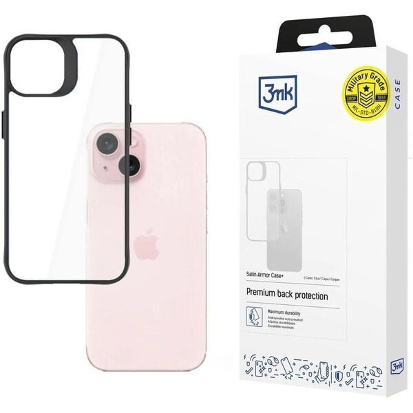 3mk Satin Armor Case+ kryt Apple iPhone 15 Plus