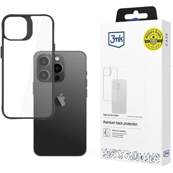 3mk Satin Armor Case+ kryt Apple iPhone 15 Pro