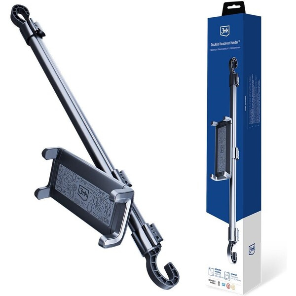 3mk Double Headrest Holder držák do auta na opěrku hlavy
