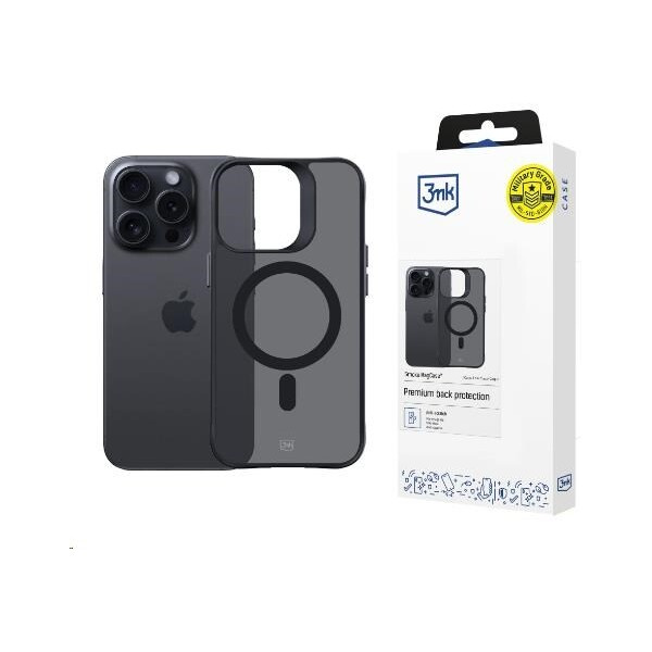 3mk Smoke MagCase kryt iPhone 15 Pro