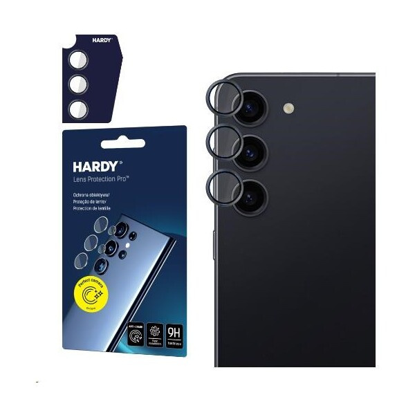 3mk Hardy Lens Protection Pro skla na fotoaparát Samsung Galaxy S24+ černá