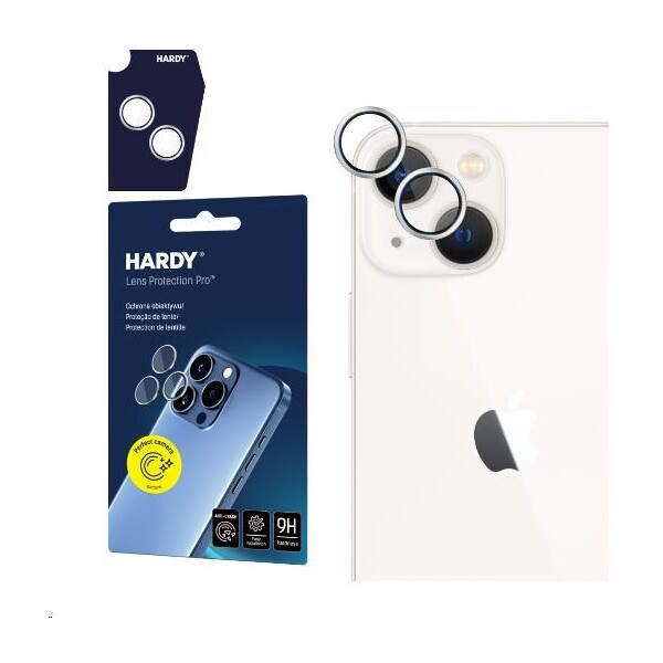 3mk Hardy Lens Protection Pro skla na fotoaparát Apple iPhone 14/14 Plus stříbrná