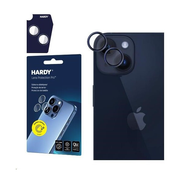 3mk Hardy Lens Protection Pro skla na fotoaparát Apple iPhone 14/14 Plus grafitová