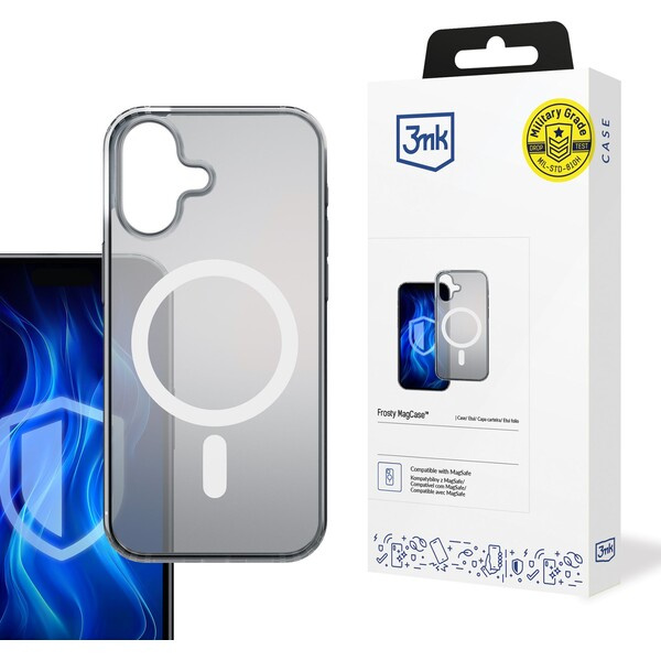3mk ochranný kryt Frosty MagCase pro Apple iPhone 16 bílá Bílá