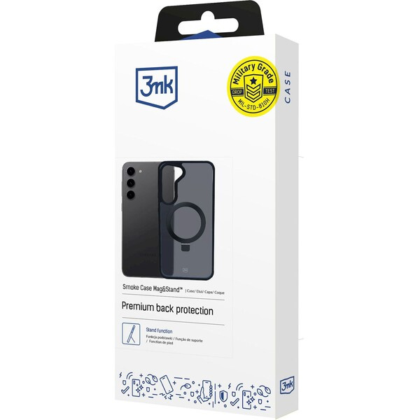 3mk ochranný kryt Smoke Case Mag&Stand pro Samsung Galaxy S24
