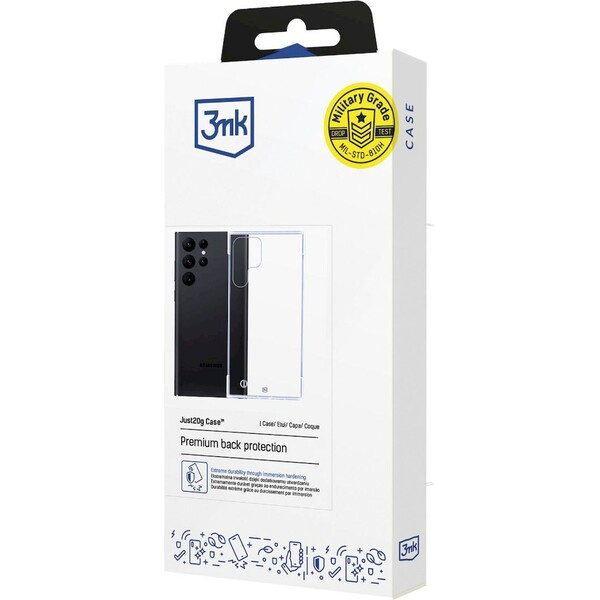 3mk ochranný kryt Just20g Clear Case pro Samsung Galaxy S23 5G
